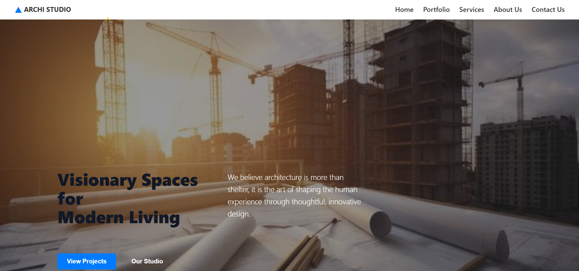 Architecture Studio Website