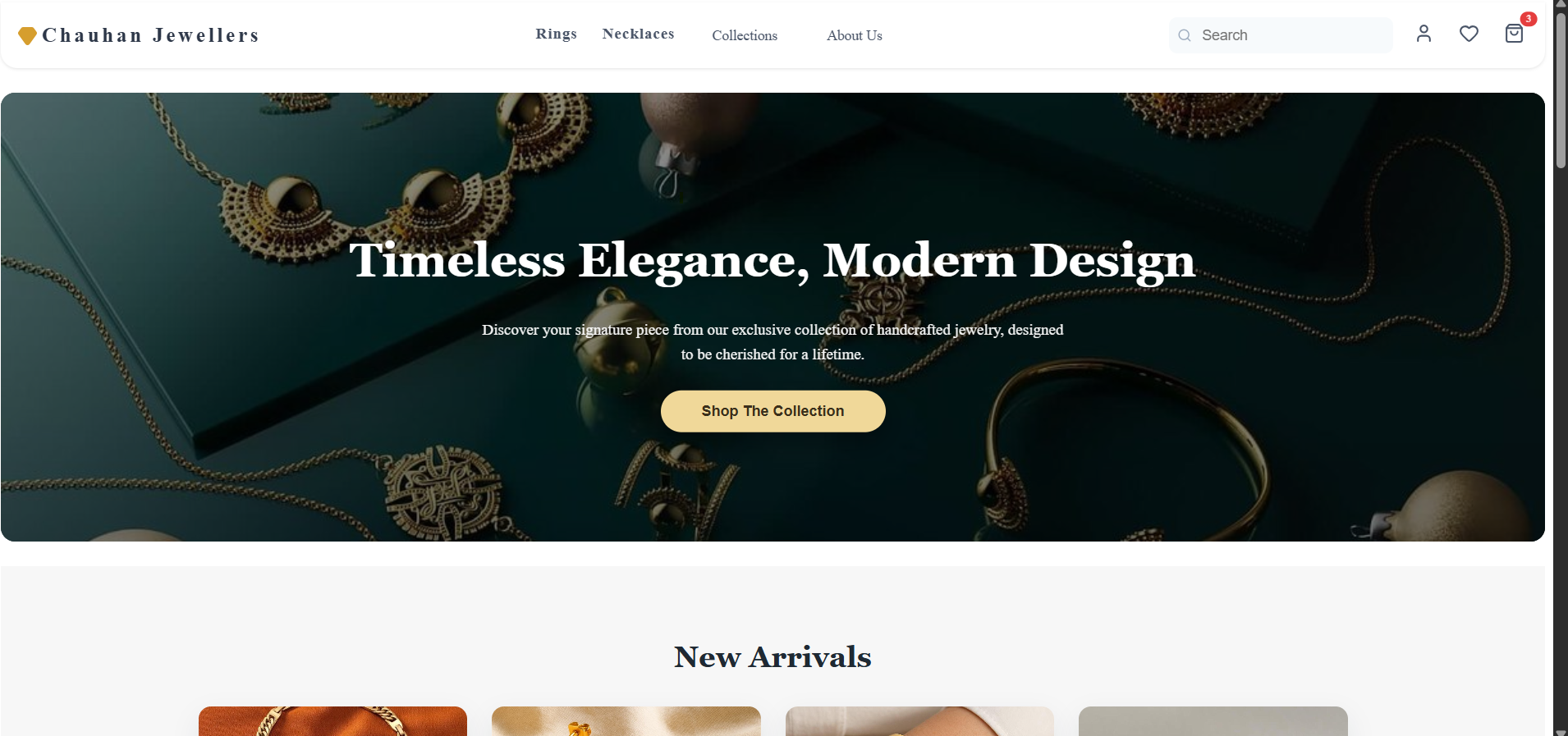 Jewellery Business Website