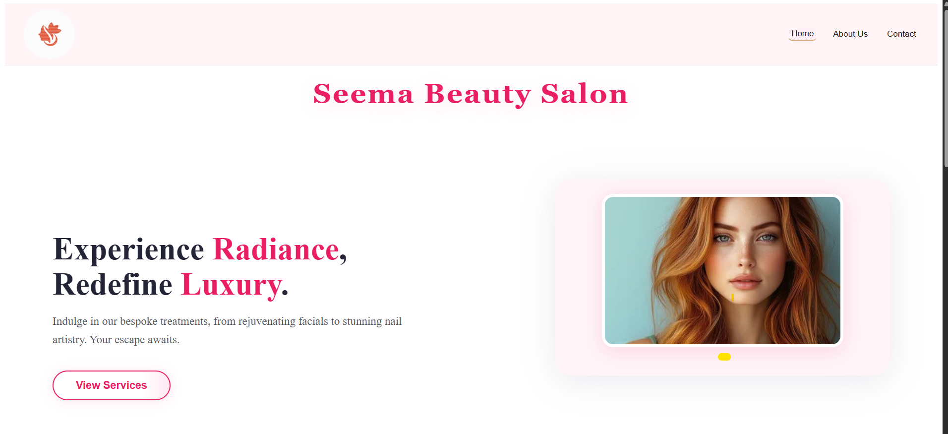 Salon & Wellness Website